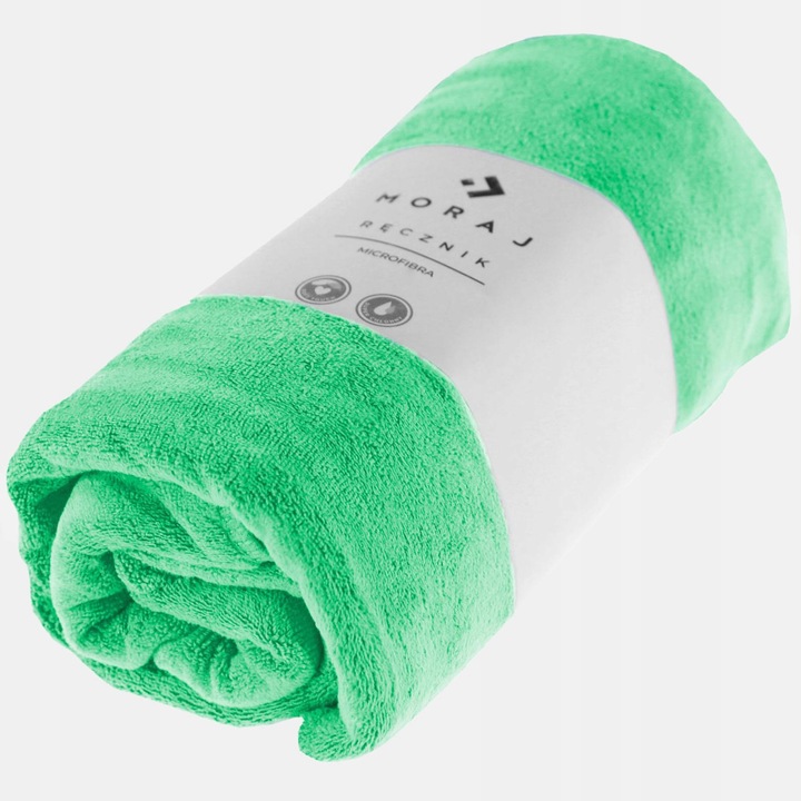 RĘCZNIK Z MIKROFIBRY SZYBKOSCHNĄCY BASEN miętowy PLAŻOWY