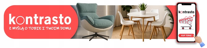 ZESTAW MEBLI ERGONOMICZNY 4 KRZESŁA STÓŁ DO KUCHNI SALONU JADALNI LUGO