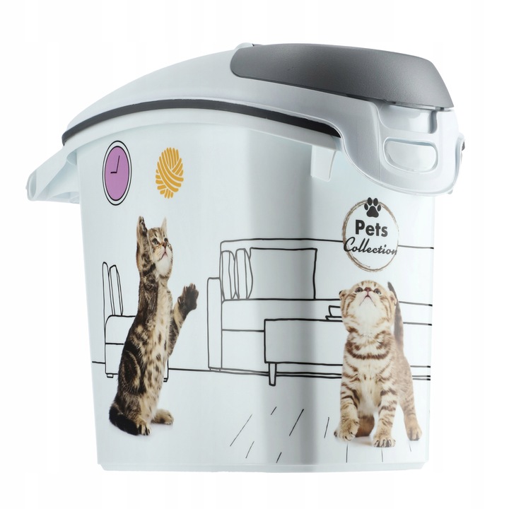 CURVER POJEMNIK NA KARMĘ ŻWIREK DLA KOTA 6kg 15L