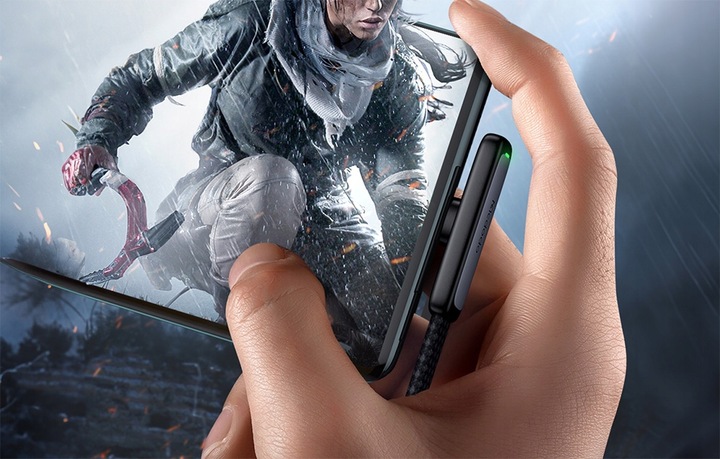 MCDODO KABEL USB-C KĄTOWY SZYBKIE ŁADOWANIE USB TYP C 6A 100W CZARNY 2M