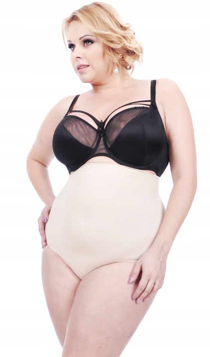 Orirose Wysokie MAJTKI WYSZCZUPLAJĄCE modelujące brzuch BEZSZWOWE silikon