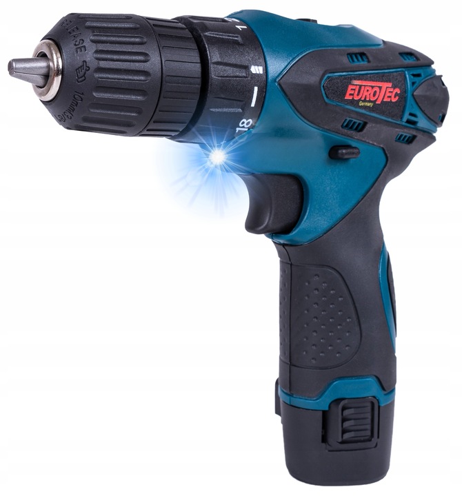 WIERTARKO WKRĘTARKA AKUMULATOROWA 18V LED WIERTARKA 2Ah + ZESTAW