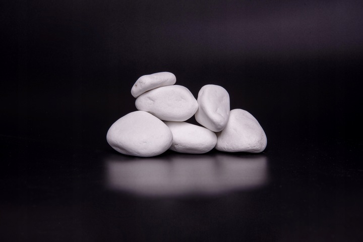 THASSOS BIAŁY OTOCZAK 3-6cm 20kg KAMIEŃ OGRODOWY