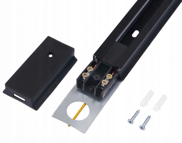 Zestaw Szynoprzewód Szyna 1m + 4x Lampa GU10 LED Oświetlenie szynowe