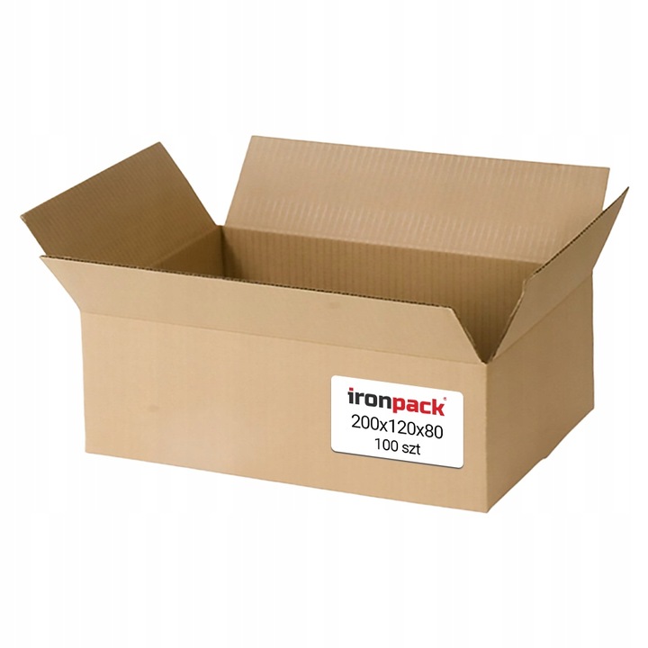 KARTON KLAPOWY 200x120x80 Pudełko PACZKOMAT A - 100szt