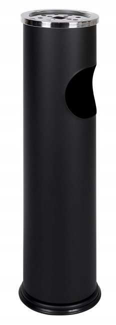 POPIELNICA POPIELNICZKA ZEWNĘTRZNA STOJĄCA KOSZ NA ŚMIECI ŚMIETNIK METALOWY