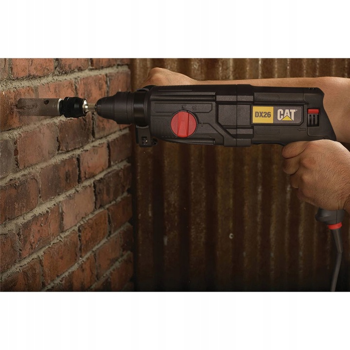Młotowiertarka CAT DX26 SDS-Plus 800W 3J 26mm 4w1