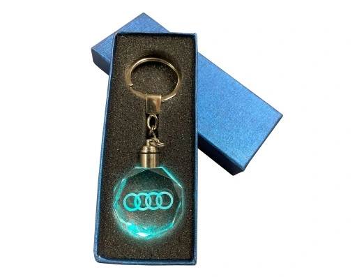 Brelok Led do kluczy AUDI Kryształ Świecący
