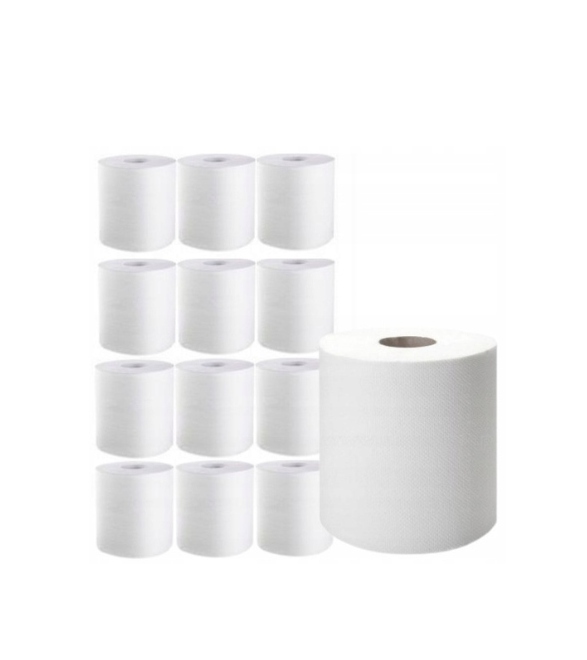 RĘCZNIK PAPIEROWY BIAŁY CELULOZA 12 sztuk x 50m Gruby Wydajny