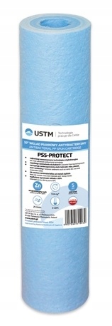 Zestaw wkładów do filtrów wody Filtr 3 stopniowy USTM Antybakteryjny