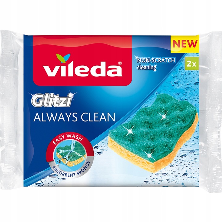 Zmywak VILEDA Glitzi Always Clean 2 sztuki