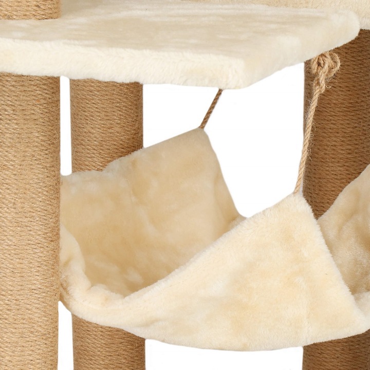 DRAPAK DLA KOTA KOTÓW WYSOKI DUŻY WIEŻA LEGOWISKO DOMEK 7 POZIOMÓW SŁUPEK