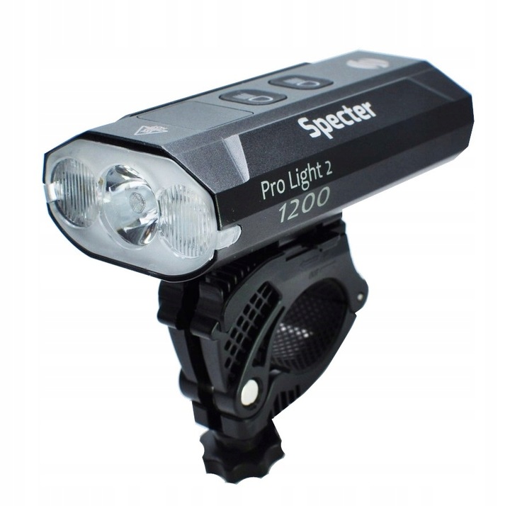 Oświetlenie rowerowe Specter ProLight2 1200lm 3 LED lampa lampka rowerowa