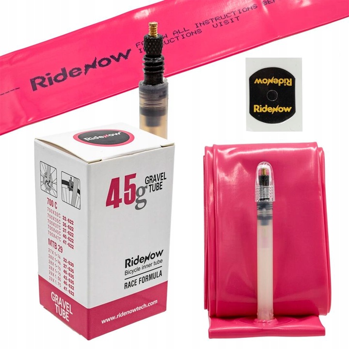 Dętka RideNow TPU Gravel 28'' presta (45 mm) 32/47-622 28'' x 1,25'' - 1,7"