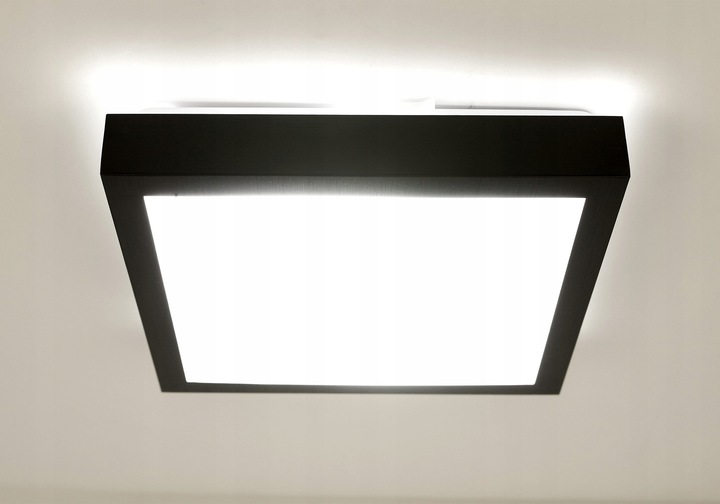 Lampa sufitowa LED PLAFON wisząca ścienna czarna 2x E27 Nowoczesna LX-909