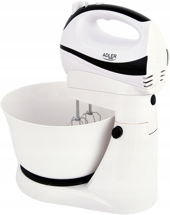MIKSER RĘCZNY ROBOT KUCHENNY Z OBROTOWĄ MISĄ 3L 550W 5 PRĘDKOŚCI 2