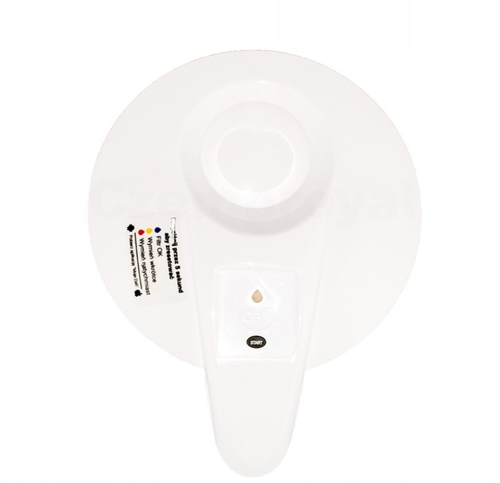 Dzbanek filtrujący szklany Dafi Crystal LED biały + 1 filtr Classic