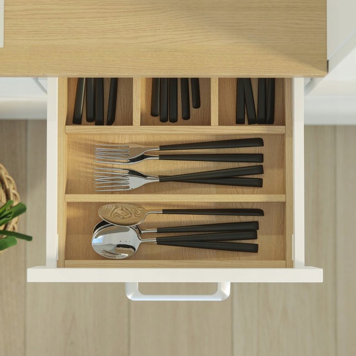 Szuflada GTV AXIS PRO H86 L500, cichy domyk, biały,