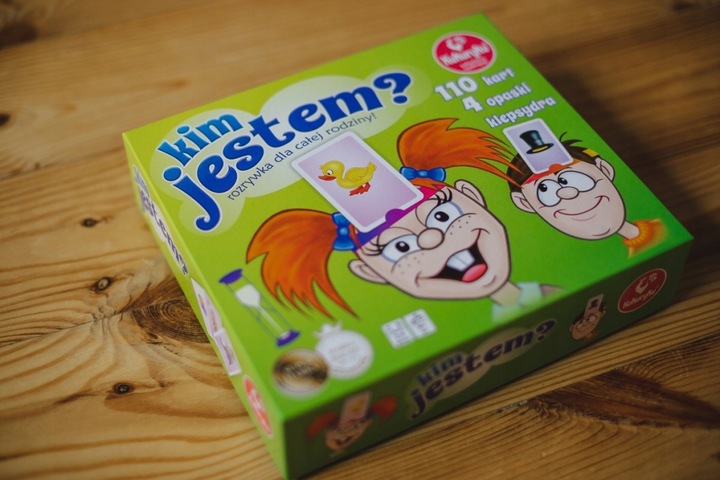 Kim jestem? Gra rodzinna. Adamigo.