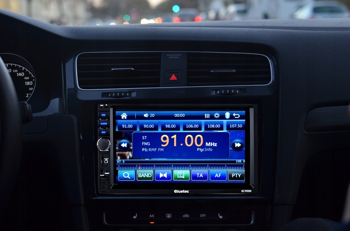 RADIO SAMOCHODOWE BLUETOOTH 2 DIN 7" RDS USB MICRO SD 4x50W KAMERA