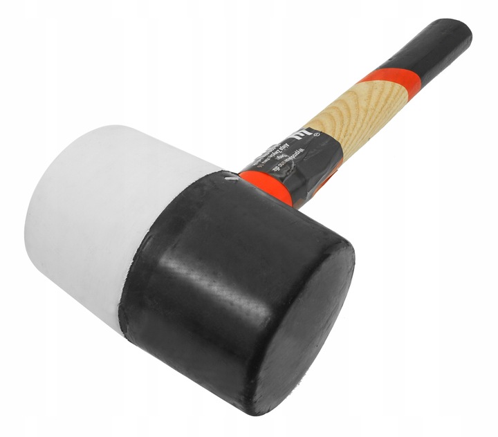 MŁOTEK GUMOWY BRUKARSKI BLACHARSKI DO KOSTKI 1100g TRZONEK DREWNIANY
