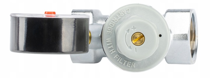 REDUKTOR CIŚNIENIA WODY Z MANOMETREM 1'' DN25 REGULATOR 1,5-6,5 BAR DAMIX