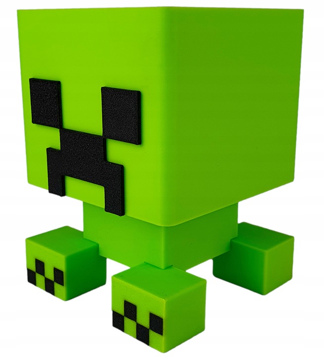 ORGANIZER NA KREDKI MINECRAFT CREEPER DUŻY POJEMNIK NA BIURKO DLA DZIECKA