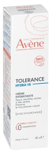 AVENE TOLERANCE HYDRA-10 nawilżający krem do twarzy 40 ml