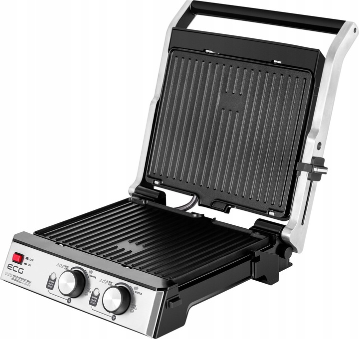 GRILL ELEKTRYCZNY ECG KG 2033 OPIEKACZ PANINI GOFRY BBQ 3w1 2000W