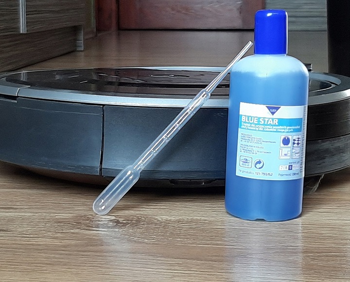 Blue Star WYDAJNY Płyn do robotów czyszczących mopujących 200 ml z pipetą