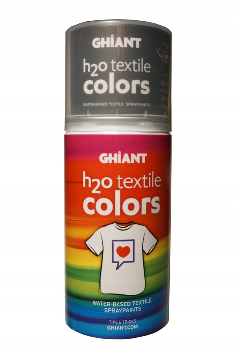 Farba Do Tkanin W Sprayu Ghiant Czarna 150 ml