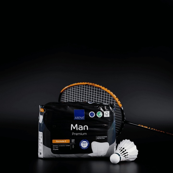WKŁADKI DLA MĘŻCZYZN 3 x15 szt nietrzymanie moczu ABENA MAN FORMULA 2