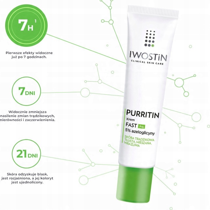 IWOSTIN PURRITIN KREM DO TWARZY DZIEŃ/NOC AZG NA NIEDOSKONAŁOŚCI DERMO