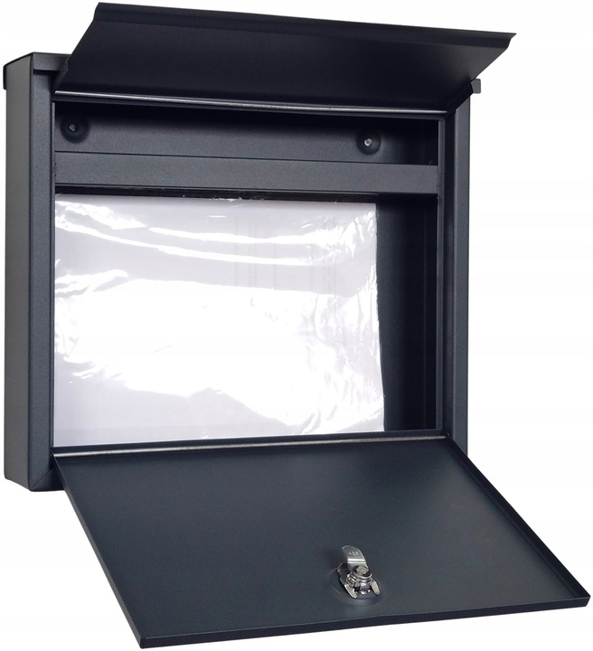 SKRZYNKA NA LISTY MONO C4 - PRODUKT POLSKI - ANTRACYT - SKRZYNKA