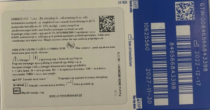 Air Optix Plus HydraGlyde, 6 szt. -3,25