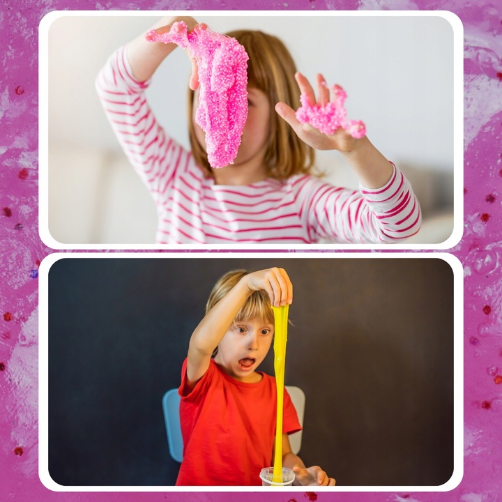 ZESTAW SLIME DO ROBIENIA GLUTÓW WIELKI KREATYWNY 120w1 BOX FABRYKA PREZENT