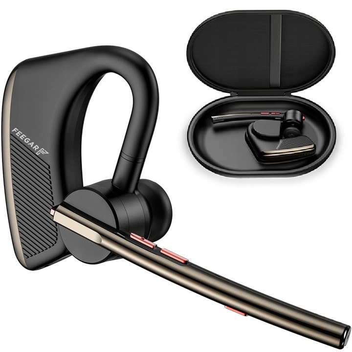 Słuchawka Bluetooth 5.2 dla Kierowcy Feegar BOND SE 24h CVC DSP do Telefonu