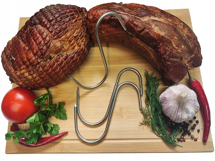 Hak haczyk wędzarniczy do wędzenia wędlin fi 5mm S/14,5cm 10 sztuk ZUT