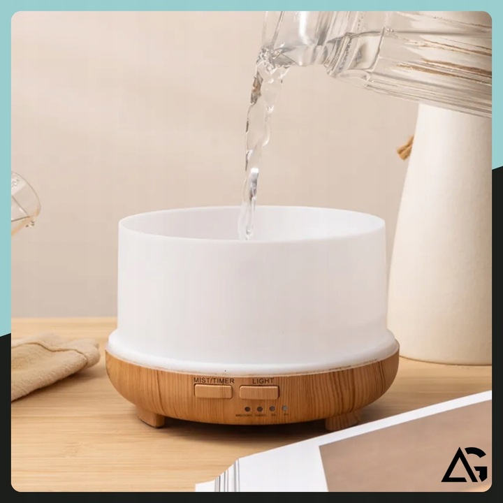 NAWILŻACZ POWIETRZA LAMPKA NOCNA DO SYPIALNI DLA DZIECI DYFUZOR