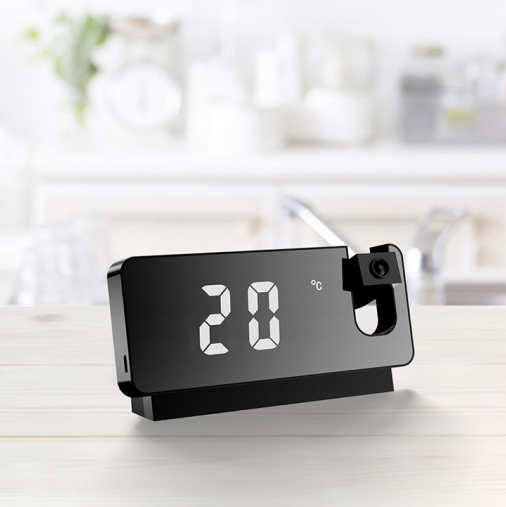 ZEGAR Z PROJEKTOREM FUNKCJA BUDZIK DATA TEMPERATURA CYFROWY