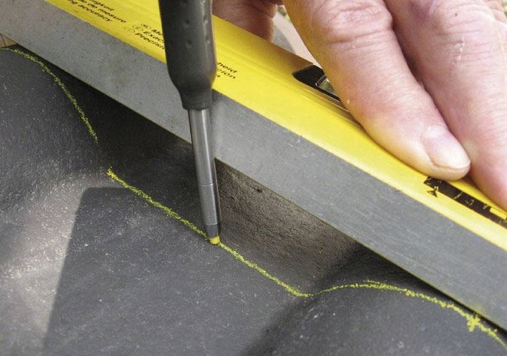 Pica Dry Suchy Marker Ołówek Znacznik Budowlany Stolarski Automatyczny