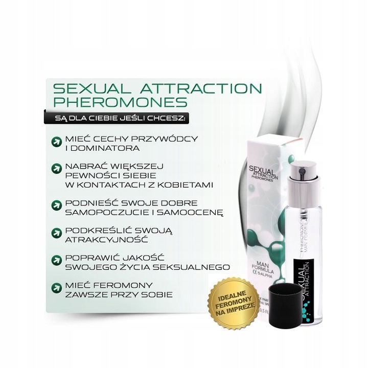 SEXUAL ATTRACTION 15ml - SILNE MĘSKIE FEROMONY