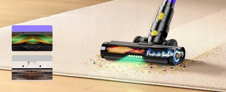 Odkurzacz pionowy Laresar X11 fioletowy