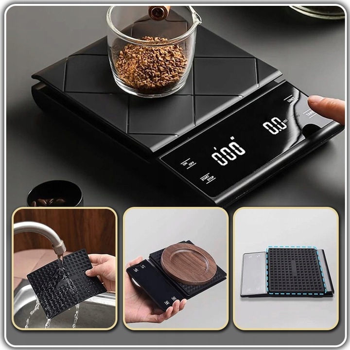 WAGA KUCHENNA DOMOWA PRECYZYJNA ELEKTRONICZNA 3KG KAWY WYŚWIETLACZ