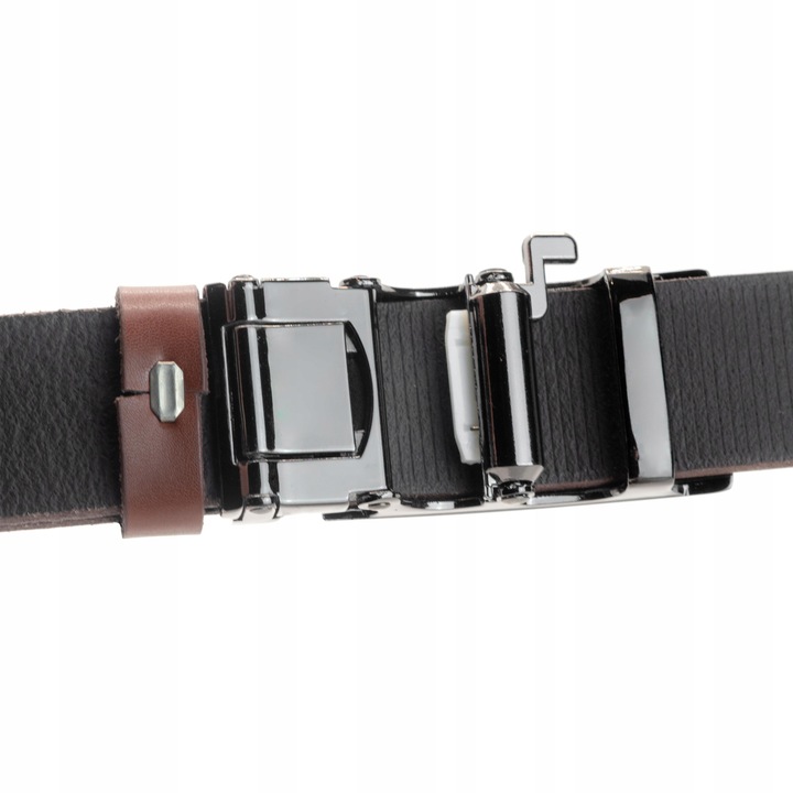 PASEK SKÓRZANY MĘSKI DO SPODNI SKÓRA NATURALNA AR