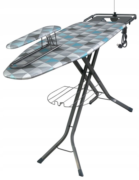 DESKA DO PRASOWANIA DUŻA 130x48 SKŁADANA DO GENERATORA PARY STACJI