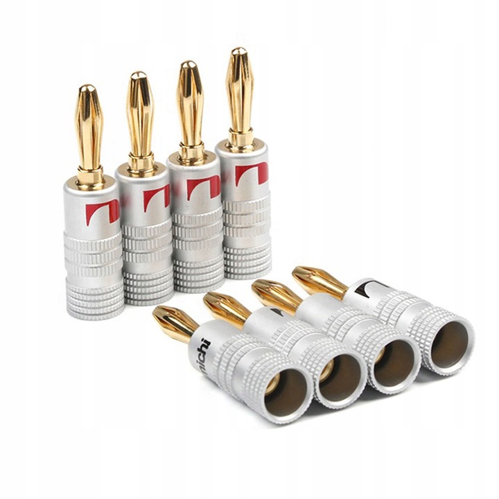 WTYK GŁOŚNIKOWY BANAN BANANOWY DO GŁOŚNIKÓW NAKAMICHI A02 TYP SPRĘŻYNA