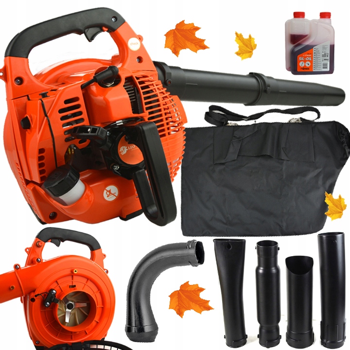 DMUCHAWA SPALINOWA DO LIŚCI ŚNIEGU ODKURZACZ OGRODOWA Z ROZDRABNIACZEM