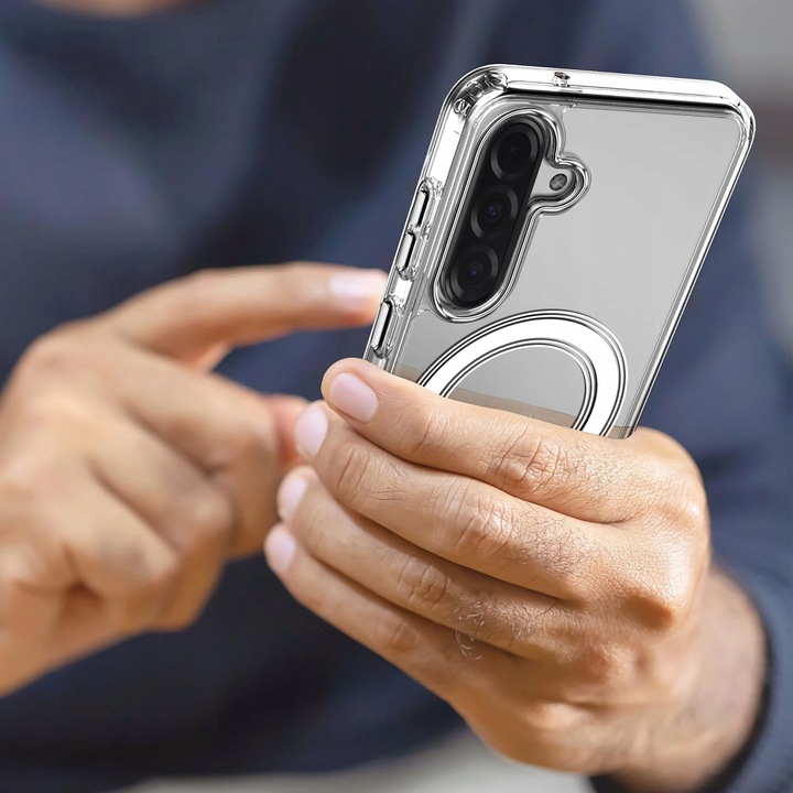 Etui do Samsung A56 5G | Wzmacniane CLEAR CASE Przezroczyste | + Szkło