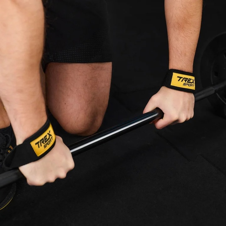 Zestaw 3w1 pianka osłona ochraniacz na sztangę gryf pasy zaciski Trex